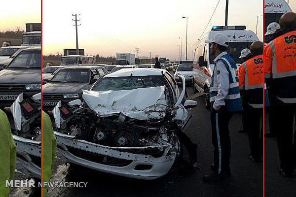 دو کشته و ۶ مجروح در تصادف  ۲۴ ساعت گذشته در جاده های کشور