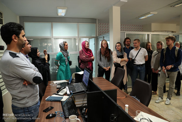 Danish journalism students visit MNA HQ