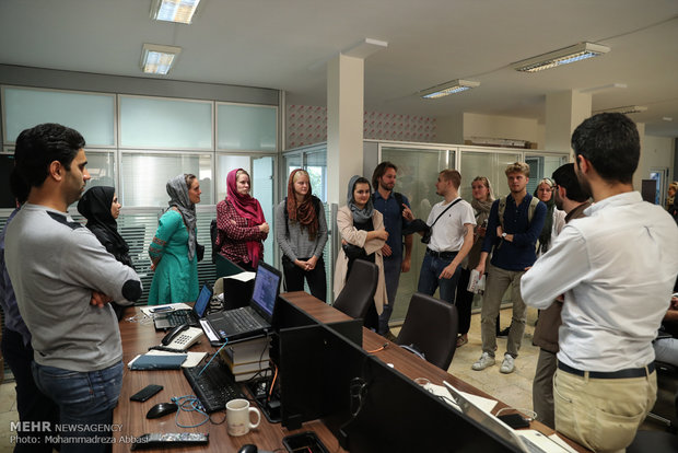 Danish journalism students visit MNA HQ