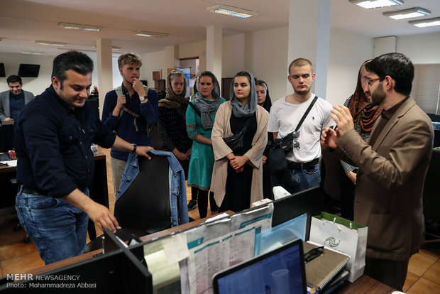 Danish journalism students visit MNA HQ