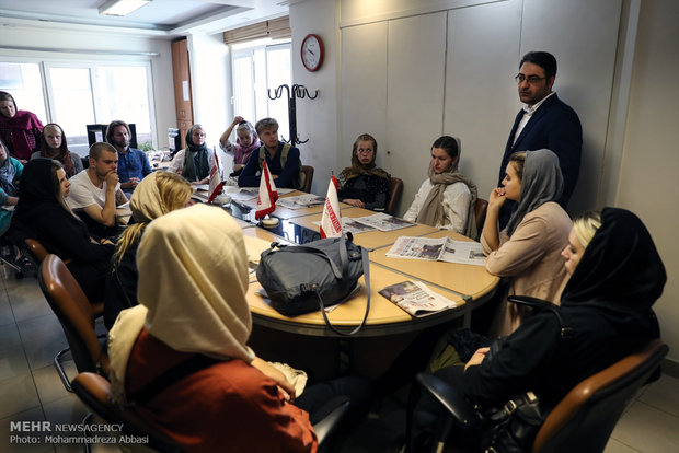 Danish journalism students visit MNA HQ