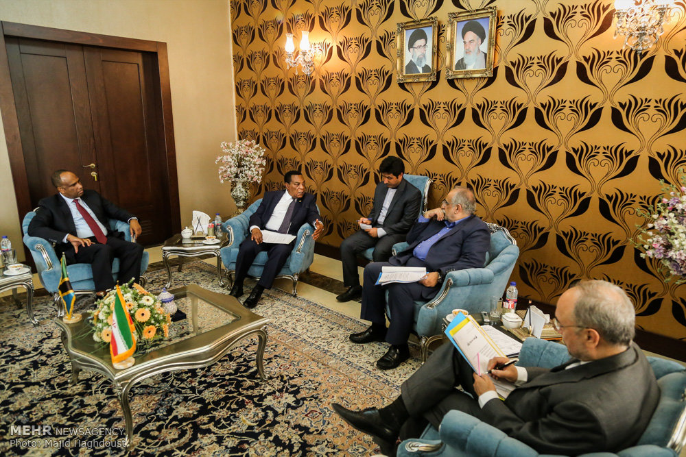 Tanzanian FM meets Iranian Economy min. in Tehran