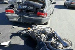 کودک ۴ ساله در تصادف پراید با موتورسیکلت در نطنز جان باخت