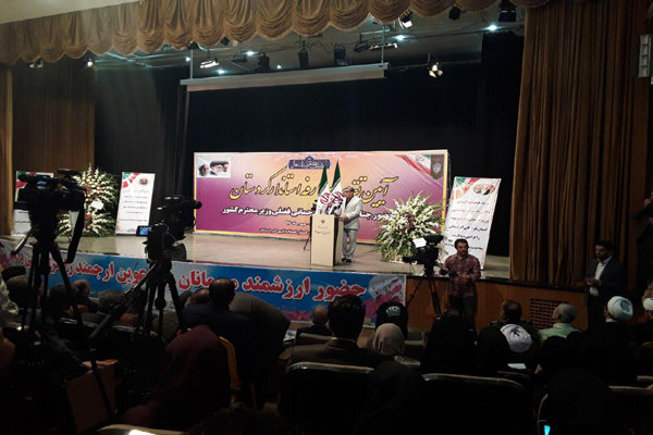مراسم تقدیر و معارفه استاندار کردستان آغاز شد