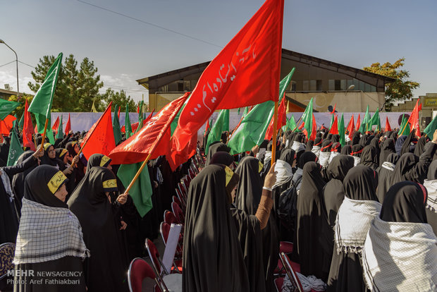 ۲۰۰ دانش‌آموز میبدی راهی مناطق عملیاتی جنوب کشور شدند