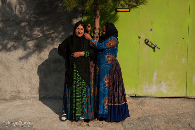 Daily life of women in Margoon, southwest Iran