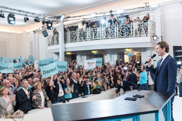 «سباستین کورتز» خود را پیروز انتخابات اتریش اعلام کرد