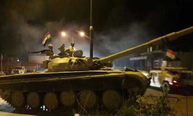 العمليات المشتركة بالجيش العراقي تعلن السيطرة على عدد من مناطق كركوك