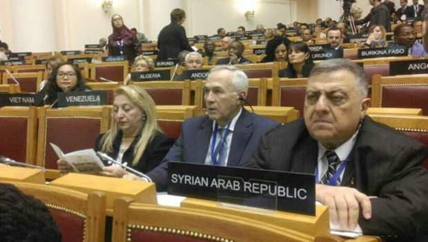 Syrian speaker urges IPU to slam Israeli attacks on army position