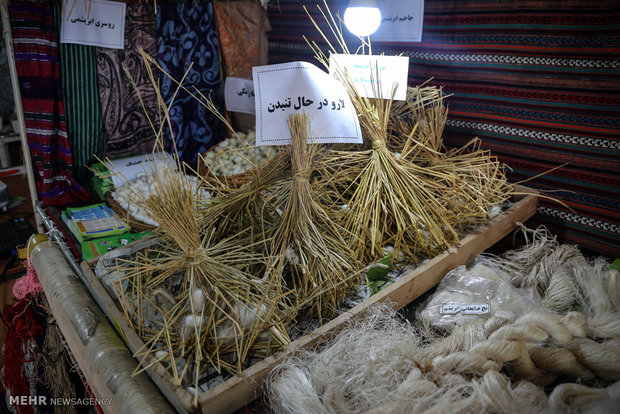 Silk exhibition in Rasht