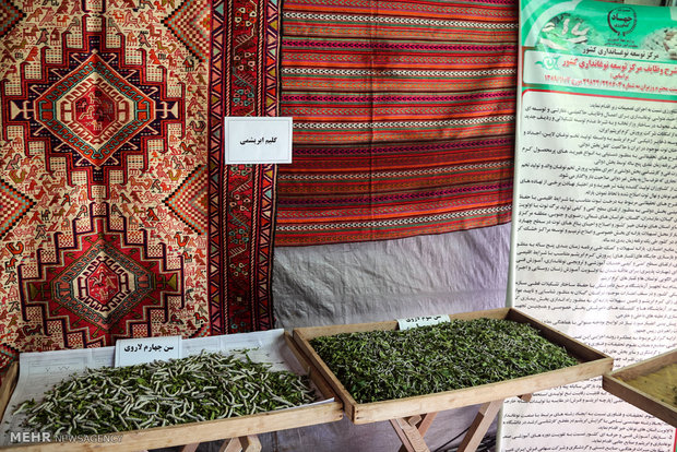 Silk exhibition in Rasht