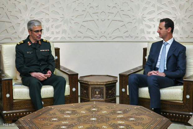 Army Chief Bagheri's trip to Syria