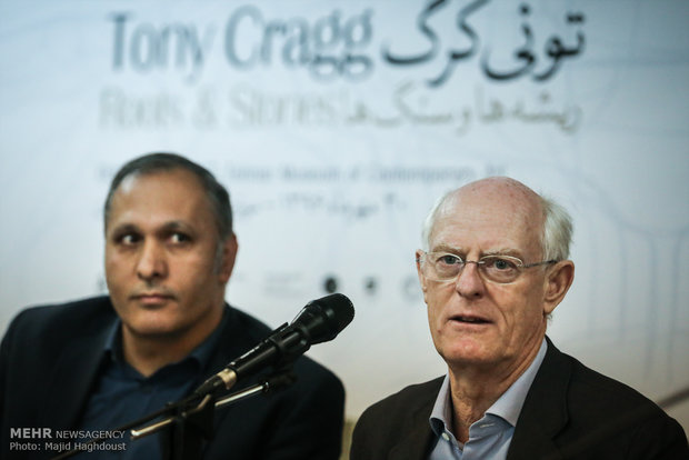 Tony Cragg's press conference in Tehran