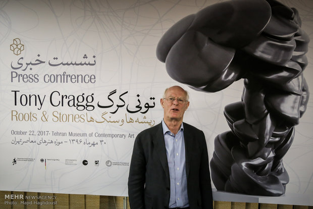 Tony Cragg's press conference in Tehran