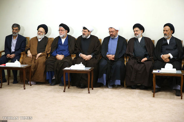 Organizers of Congress Commemorating Ayatollah Mustafa Khomeini meet with Leader