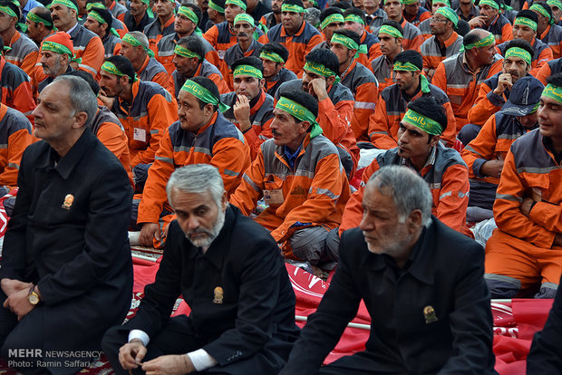 Erbain zairlerinin uğurlama merasimi yapıldı