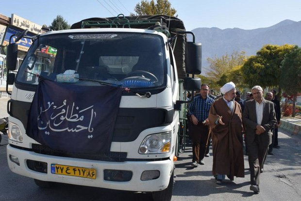 ارسال محموله ۱۲تنی اقلام خوراکی برای زائران اربعین از نردین میامی