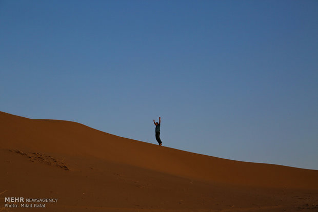 Beauty of desert; central Iran lowlands in frames 