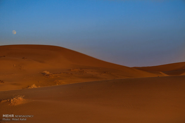 Beauty of desert; central Iran lowlands in frames 