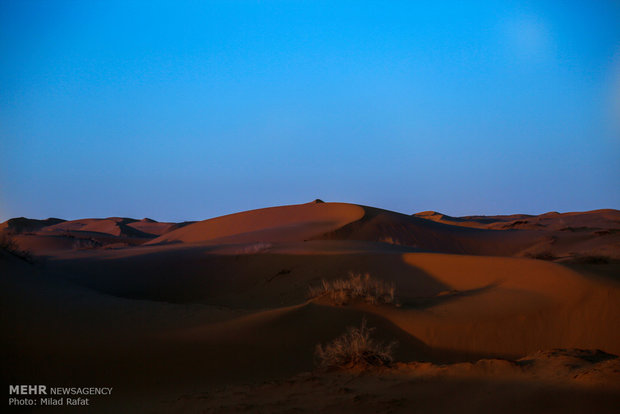 Beauty of desert; central Iran lowlands in frames 