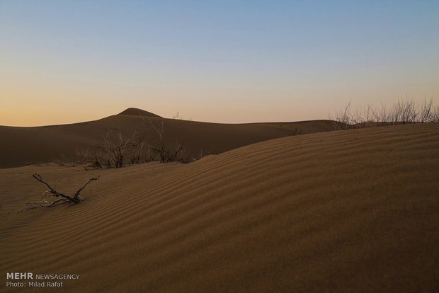 Beauty of desert; central Iran lowlands in frames 
