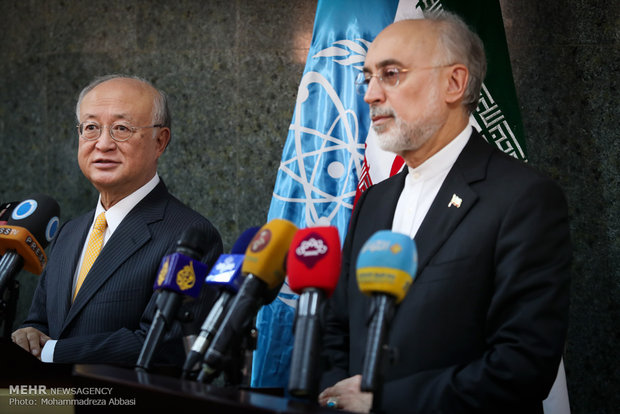 Salehi cautions Amano against JCPOA breaches