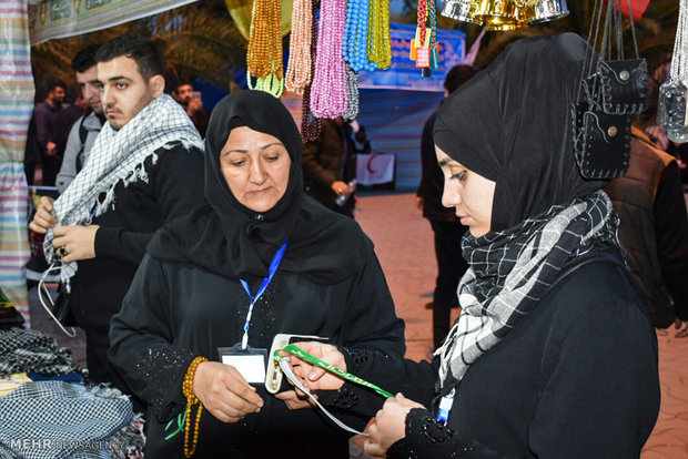 عزاداری زائران خارجی عتبات عالیات در پایانه مرزی آستارا 