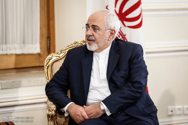 Foreign Minister Zarif receives Austria's Linhart