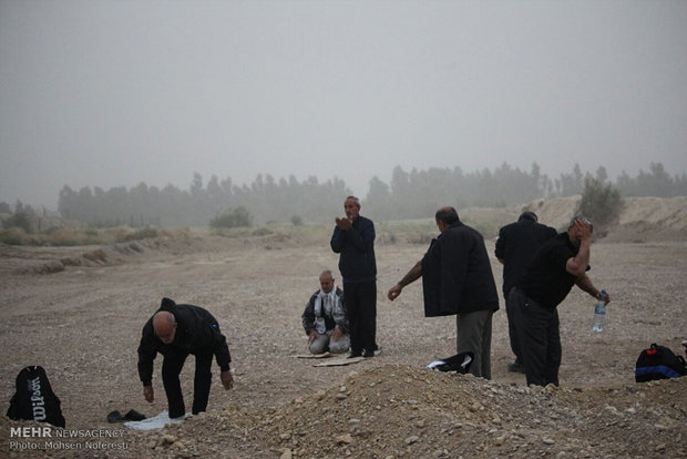 حضور زائران اربعین حسینی در مرز مهران