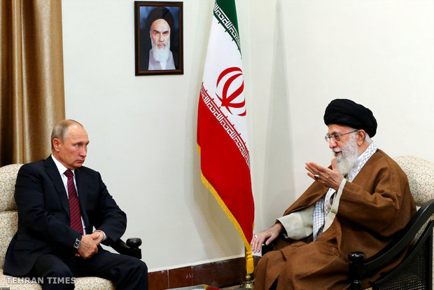 Ayatollah Khamenei meets Vladimir Putin and Ilham Aliyev