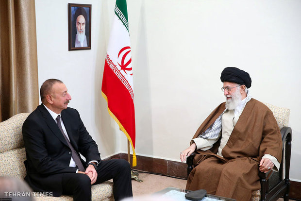 Ayatollah Khamenei meets Vladimir Putin and Ilham Aliyev