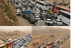 مسیرهای منتهی به استان ایلام دارای ترافیک سنگین است
