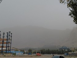 هوای شهرهای مرزی کرمانشاه در وضعیت بحران قرار گرفت