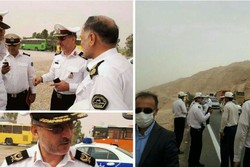رئیس پلیس راه کشور از راه های مواصلاتی ایلام بازدید کرد