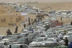 ترافیک شدید در محور ایلام-مهران