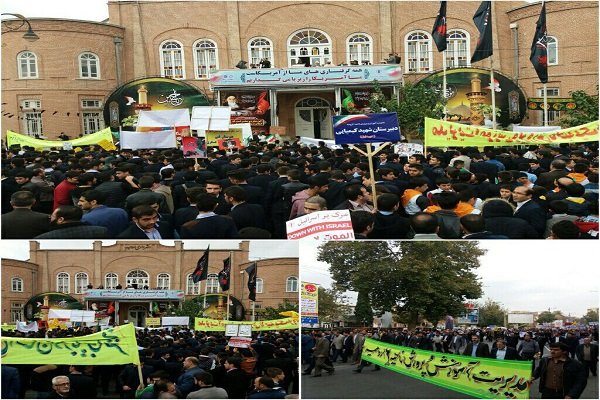 فریاد استکبار ستیزی در آذربایجان غربی طنین انداز شد