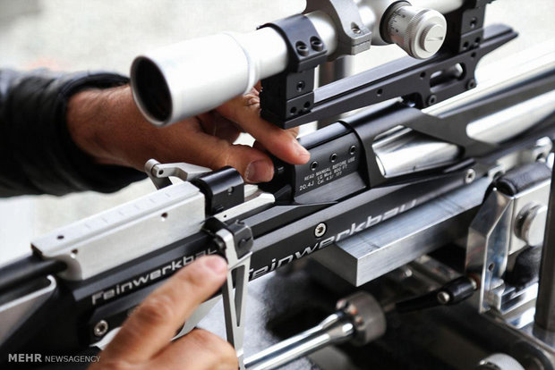 Airgun benchrest shooting contest