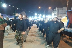 زنجیرزنی بهاری ها شب اربعین حسینی در کربلا