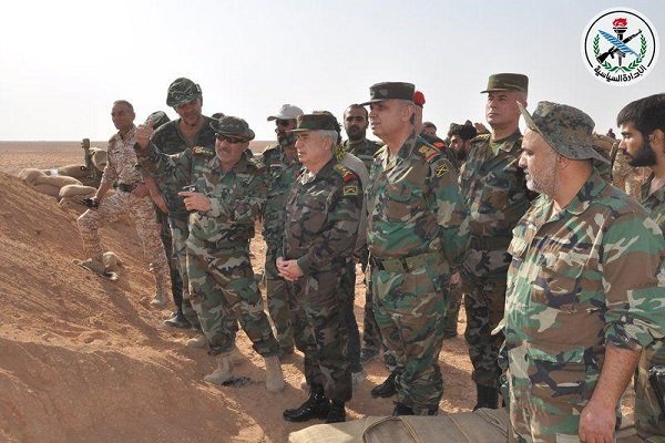 بازدید رئیس ستاد مشترک ارتش سوریه از دیرالزور