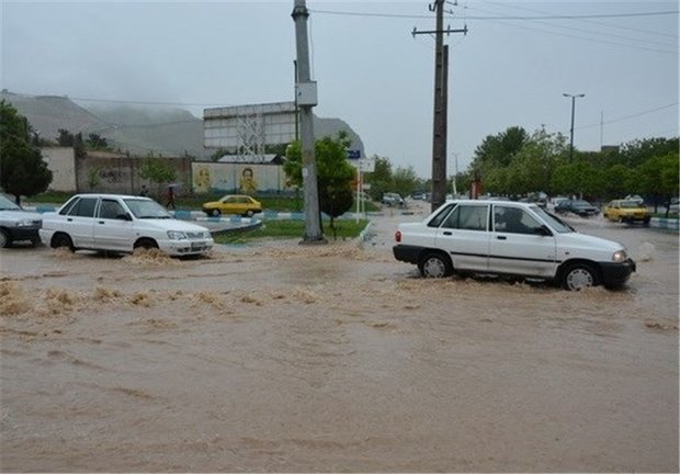 آبگرفتگی معابر و سیلابی شدن مسیل ها طی سه روز آینده