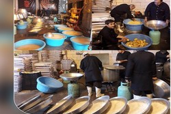 آشپرخانه موکب حضرت فاطمه الزهرا(س) همدان در کربلا