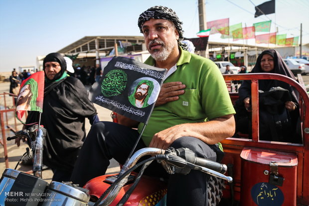 تردد زائرین اربعین حسینی از مرز چذابه