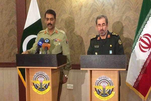 Presser of Pakistan Armed Forces spokesman in Tehran