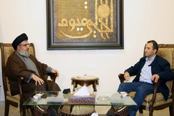 وزیر خارجه لبنان با سید حسن نصر الله دیدار کرد