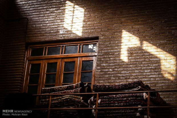 Tehran carpet market in grand bazaar