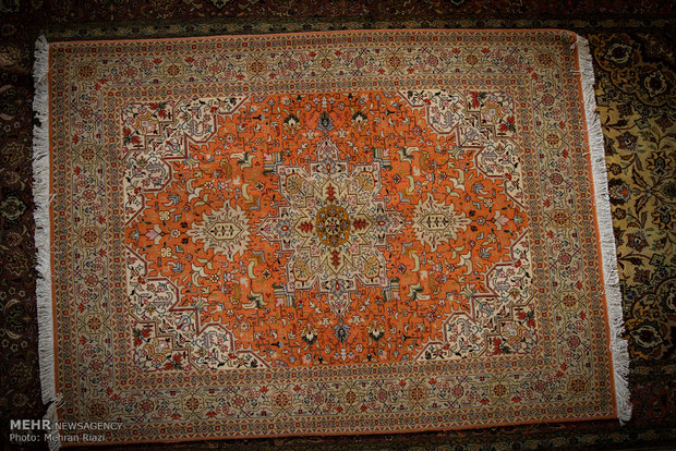 Tehran carpet market in grand bazaar