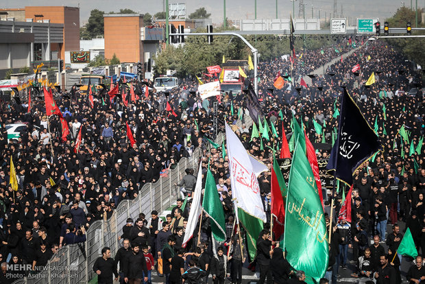 إقامة مراسم ذكرى اربعينة الإمام الحسين (ع) في العاصمة طهران