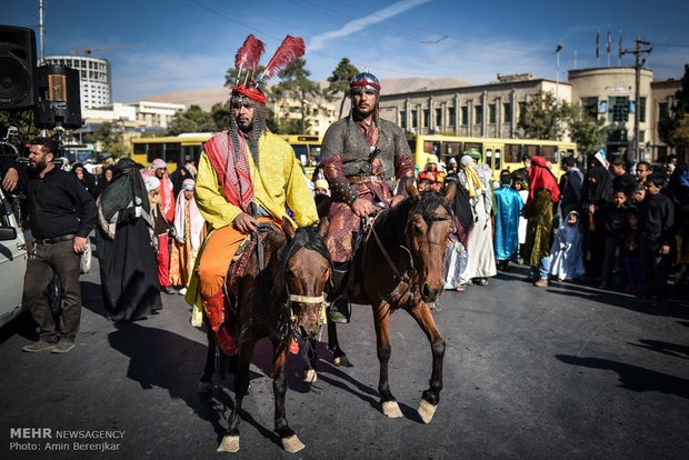 آیین سنتی تعزیه دستگاه جابر در آران و بیدگل برگزار شد