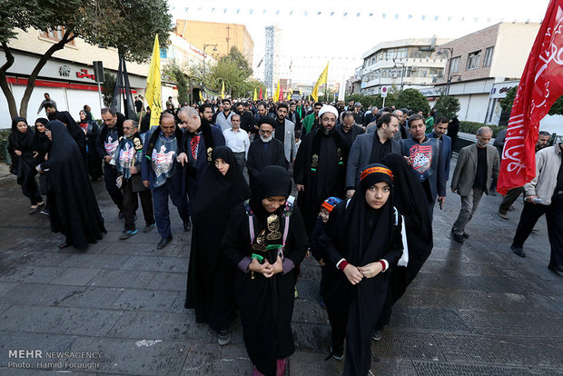 راهپیمایی بزرگ اربعین در تهران