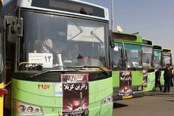 اعزام ۱۸۰ دستگاه اتوبوس از مرکزی به مهران برای تسهیل بازگشت زائران حسینی